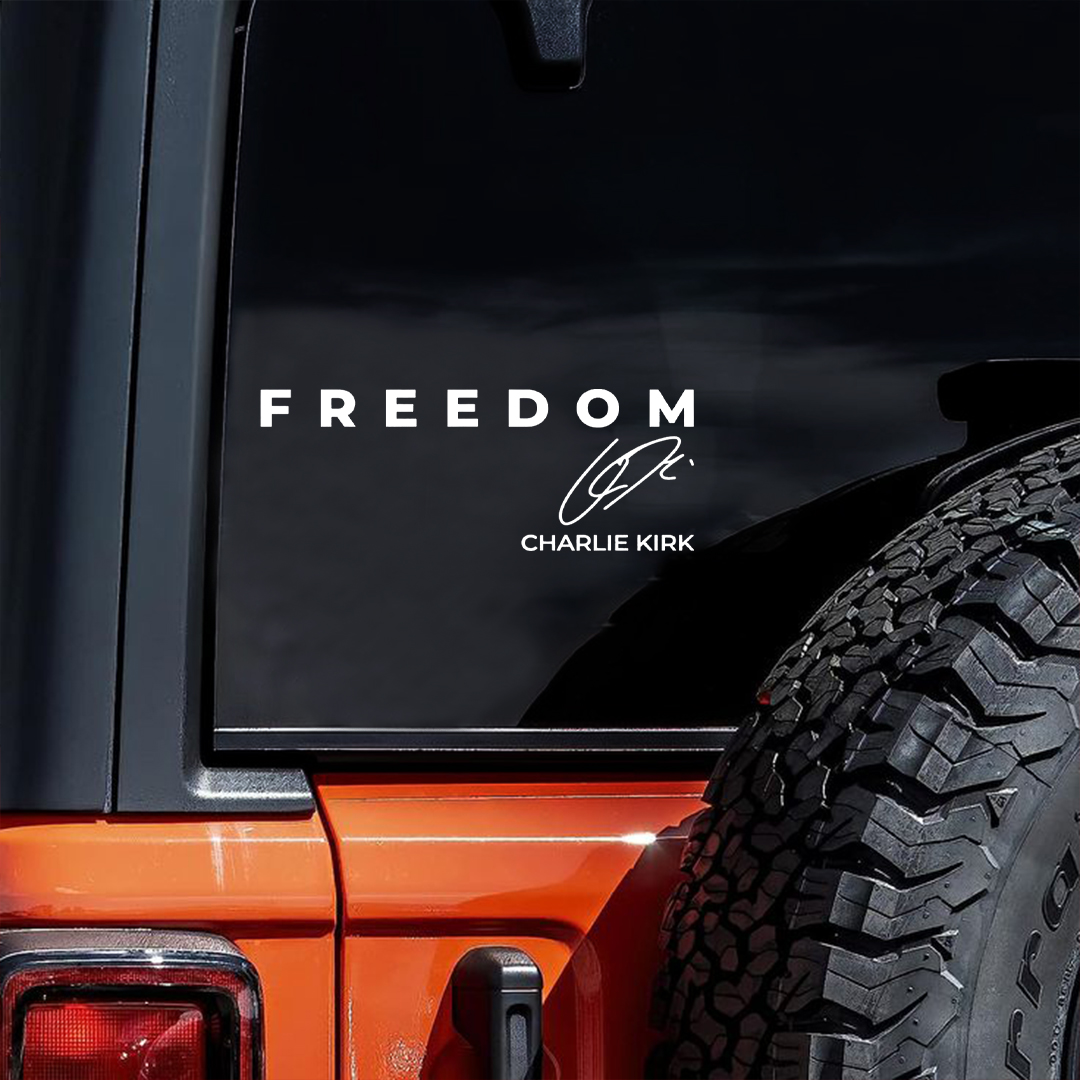 Freedom Charlie Kirk  Sticker