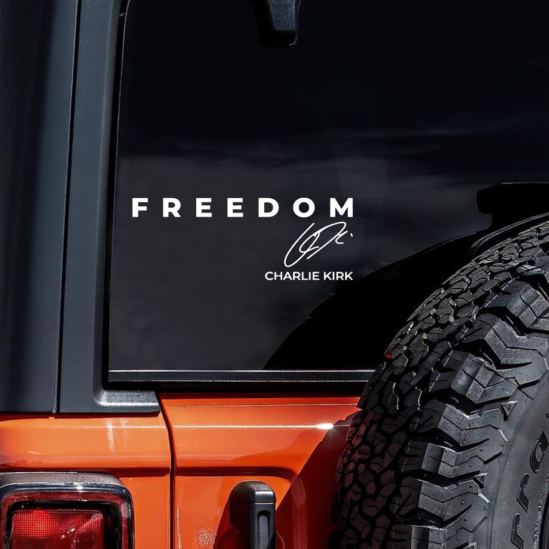 Freedom Charlie Kirk  Sticker