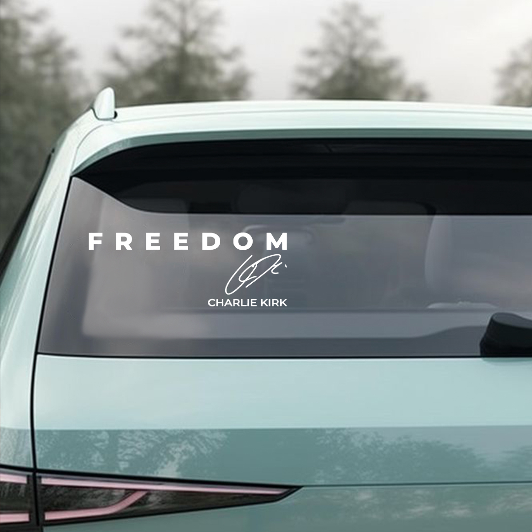 Freedom Charlie Kirk  Sticker