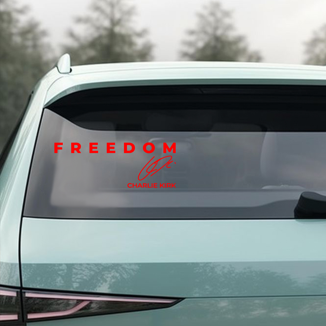 Freedom Charlie Kirk  Sticker