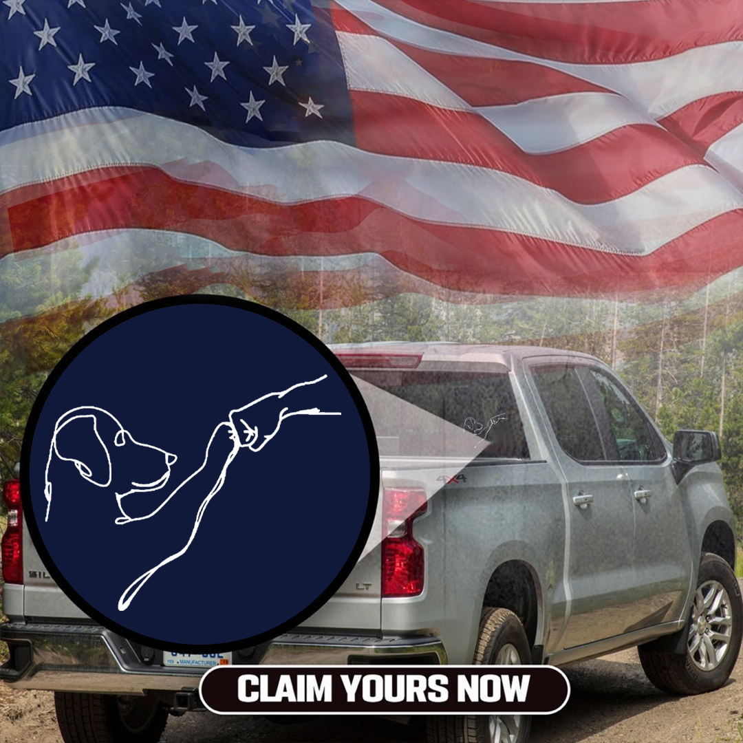 Fist Bump With Dog Sticker