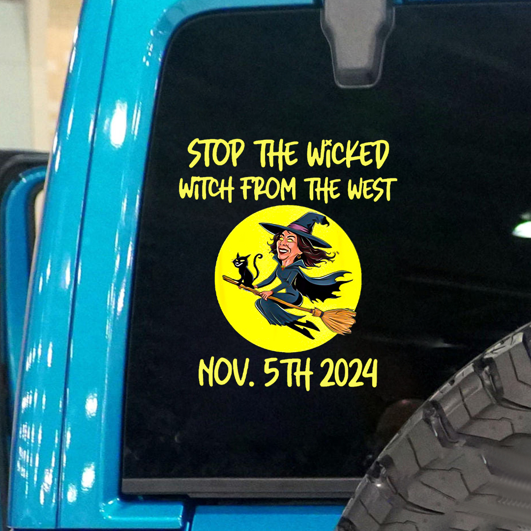 Wicked Witch Halloween Sticker