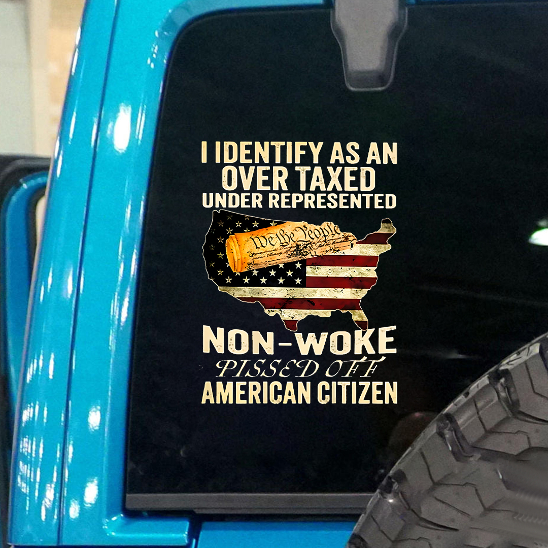 I Identified As Veteran Sticker