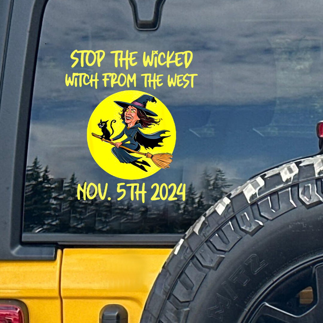 Wicked Witch Halloween Sticker