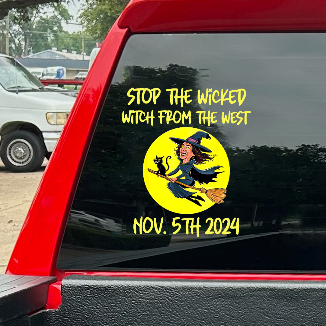 Wicked Witch Halloween Sticker