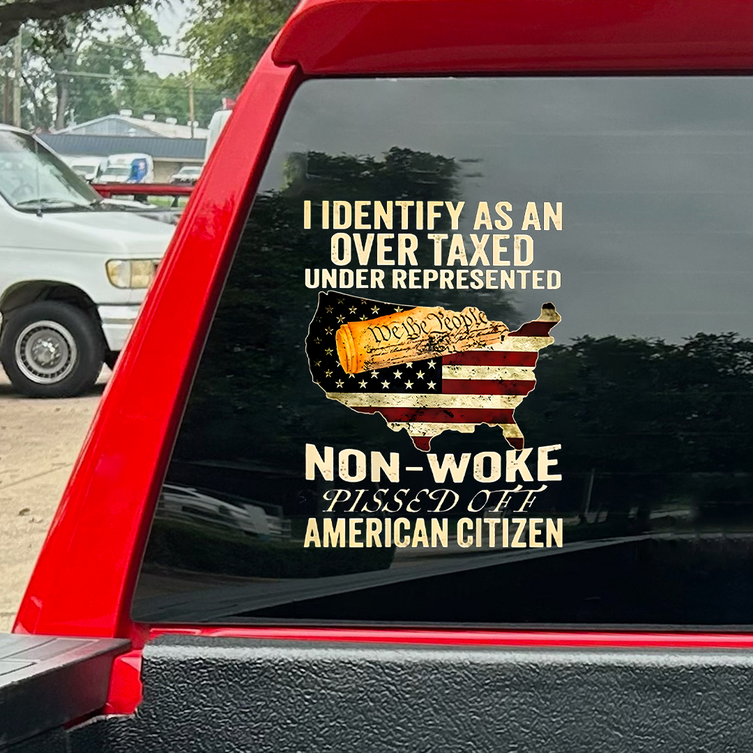 I Identified As Veteran Sticker