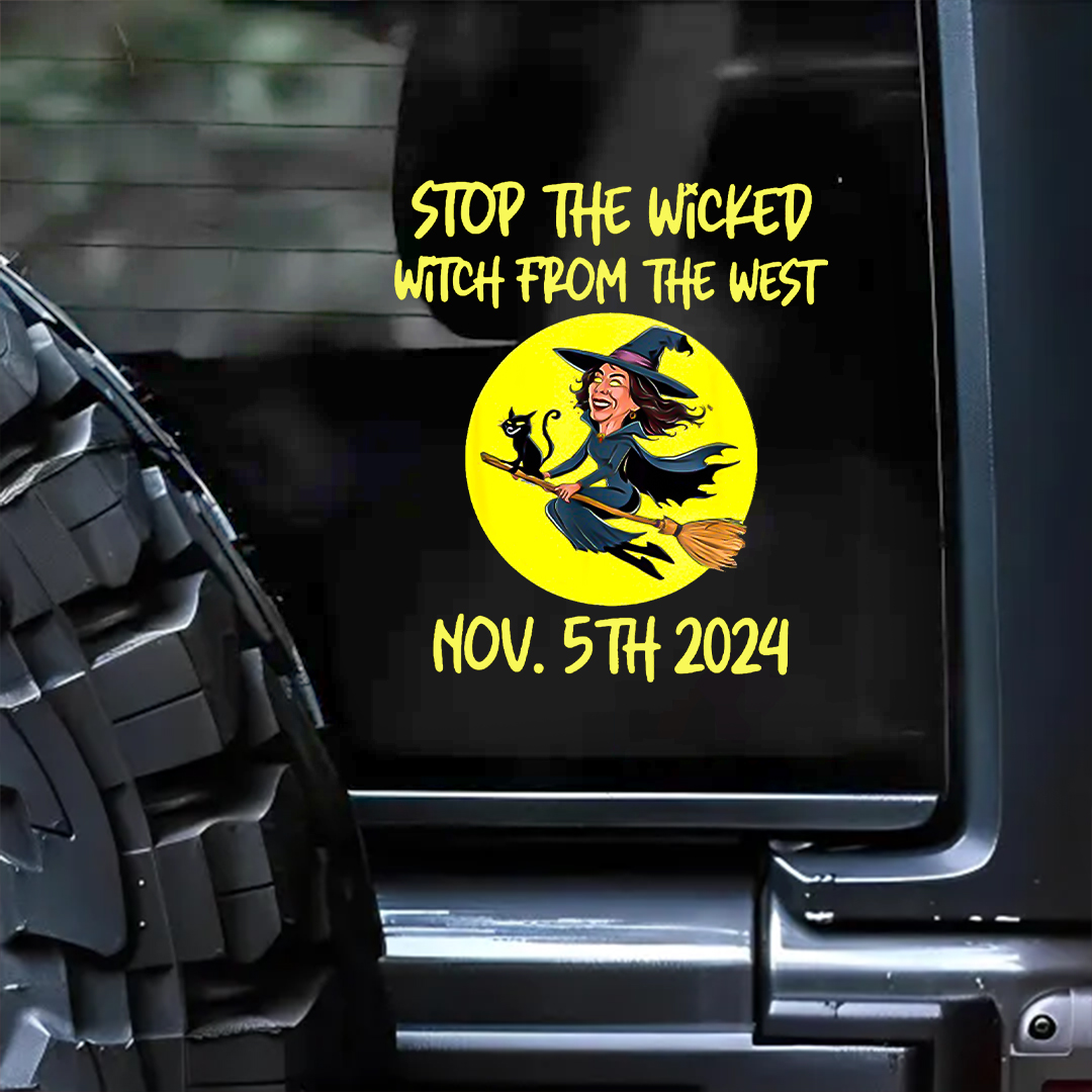 Wicked Witch Halloween Sticker