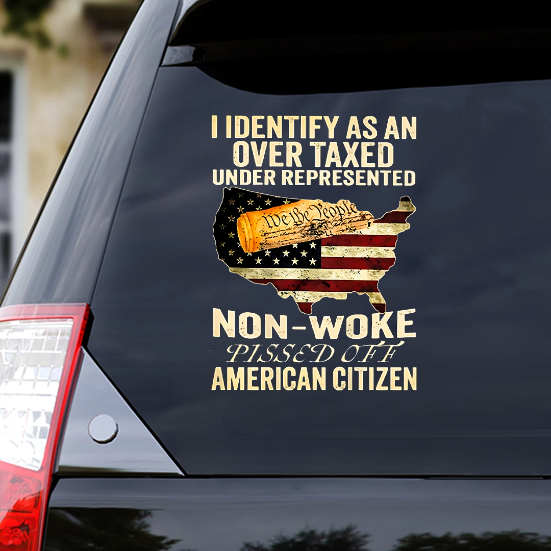 I Identified As Veteran Sticker