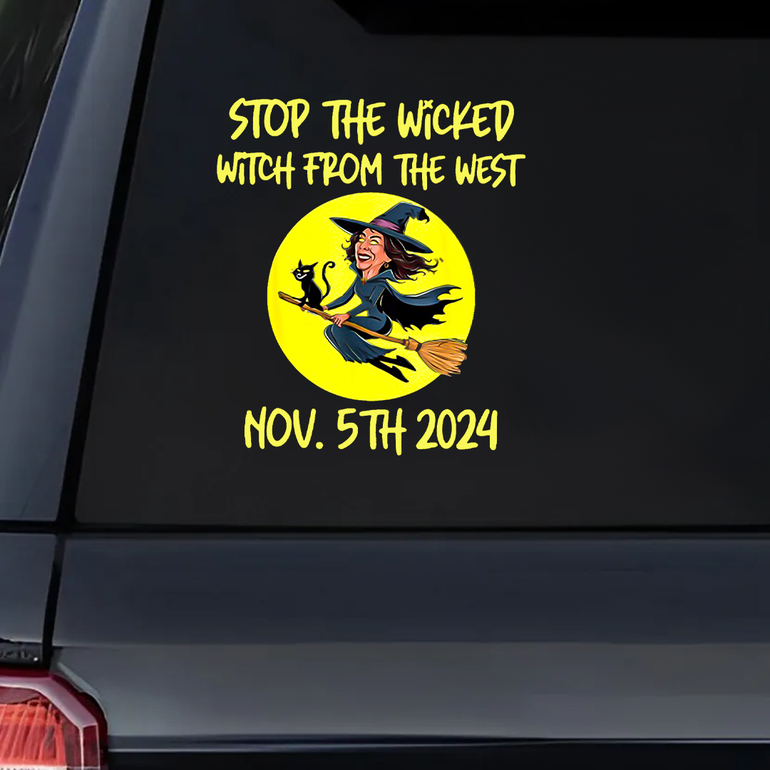 Wicked Witch Halloween Sticker