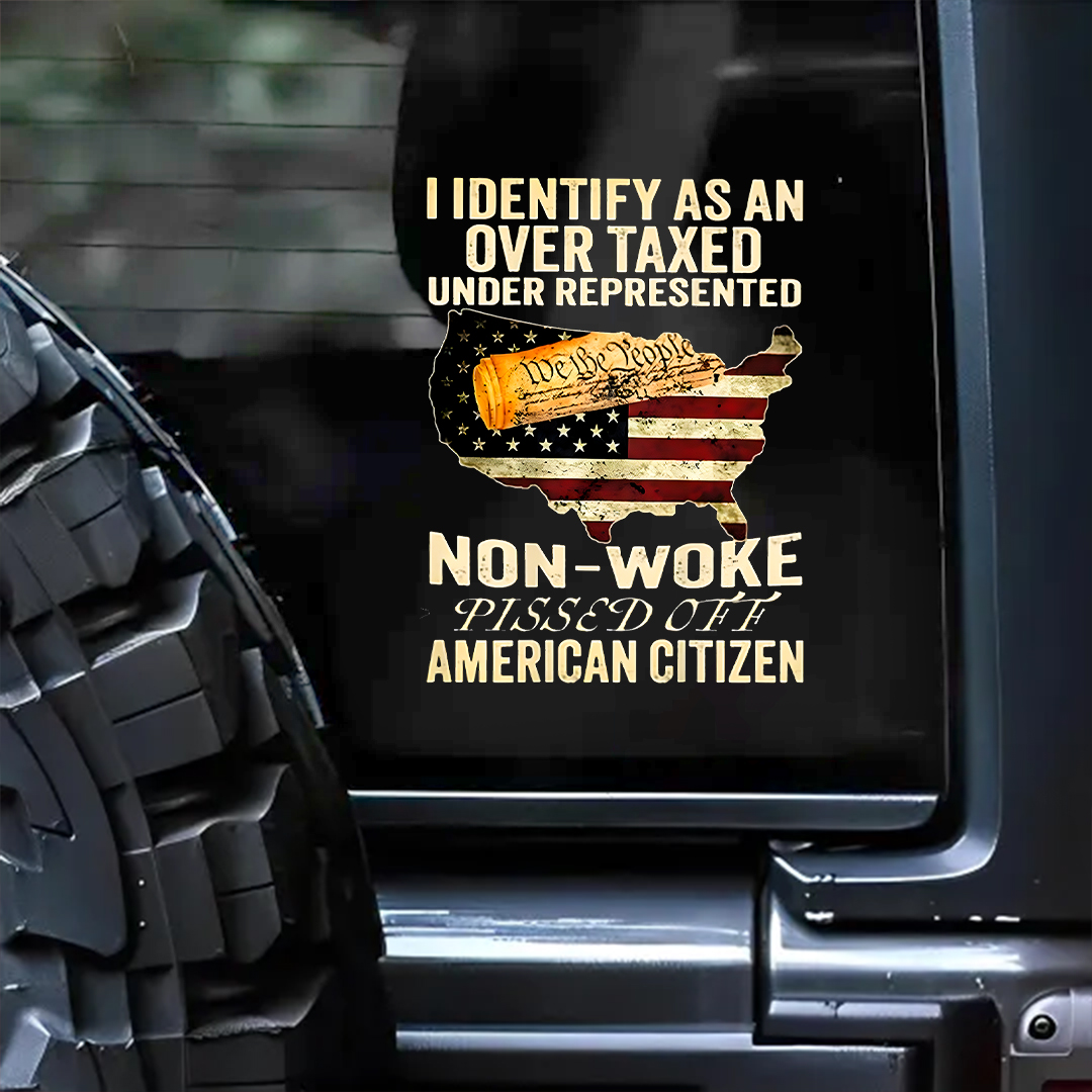 I Identified As Veteran Sticker