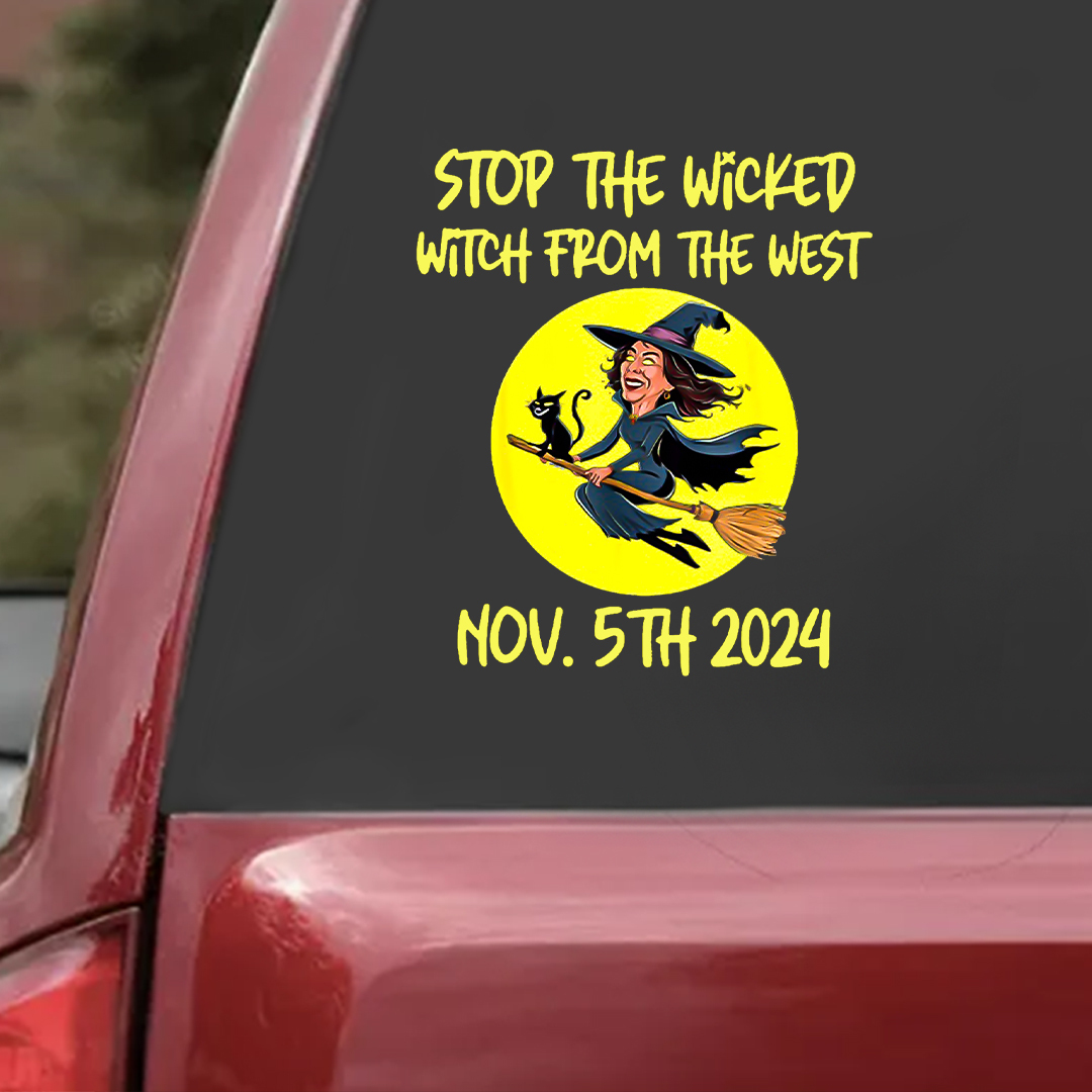 Wicked Witch Halloween Sticker