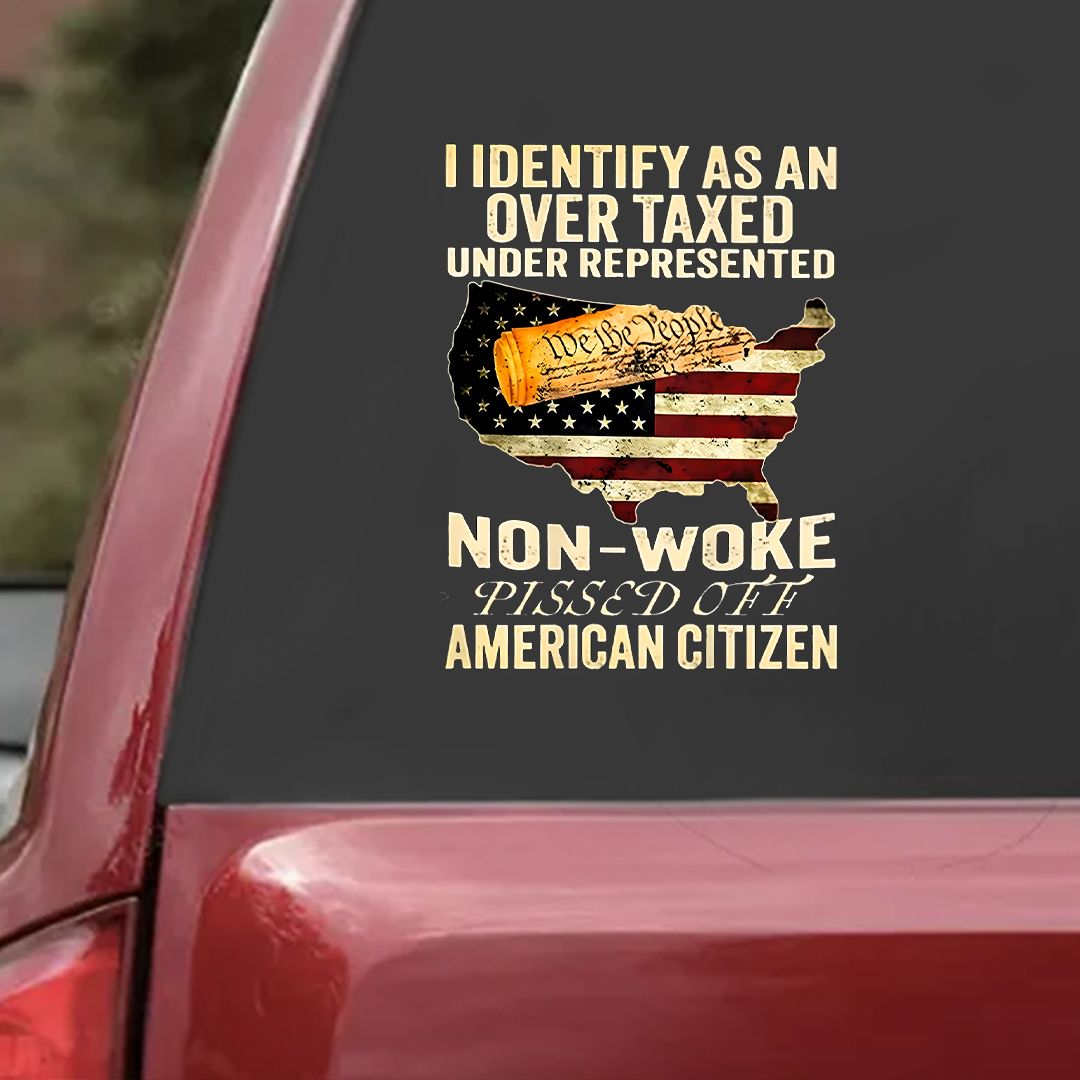 I Identified As Veteran Sticker