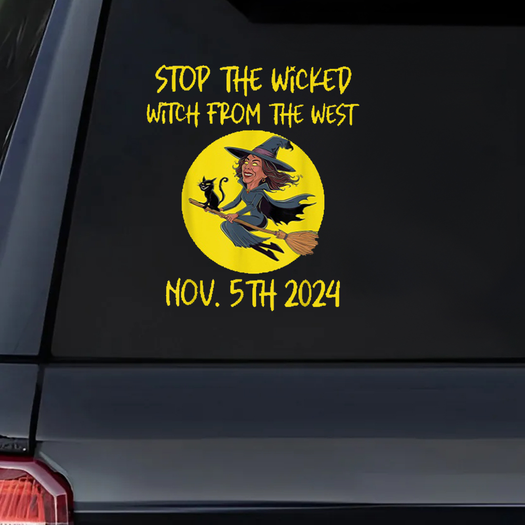 Wicked Witch Halloween Sticker