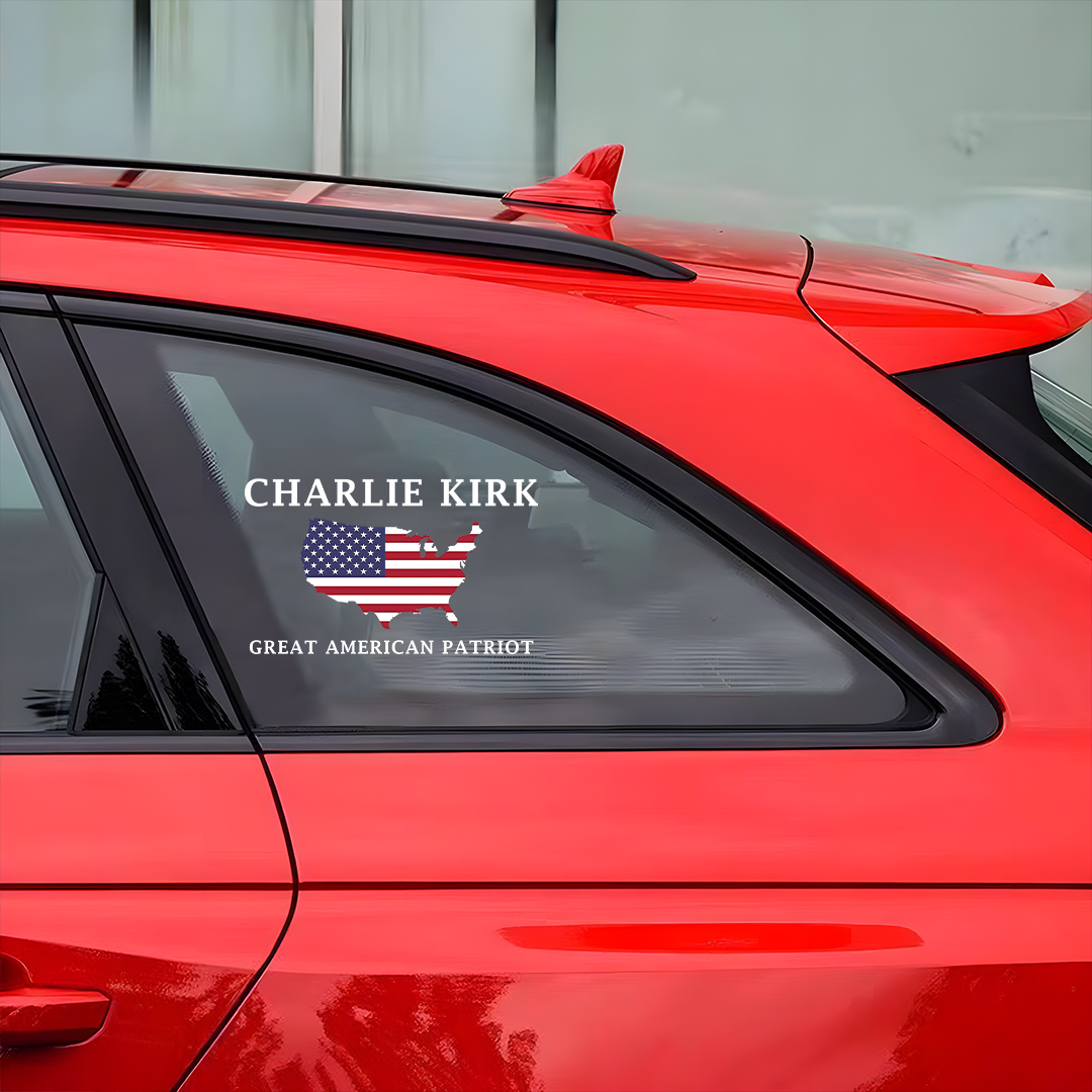 Charlie Kirk Great American Patriot Sticker