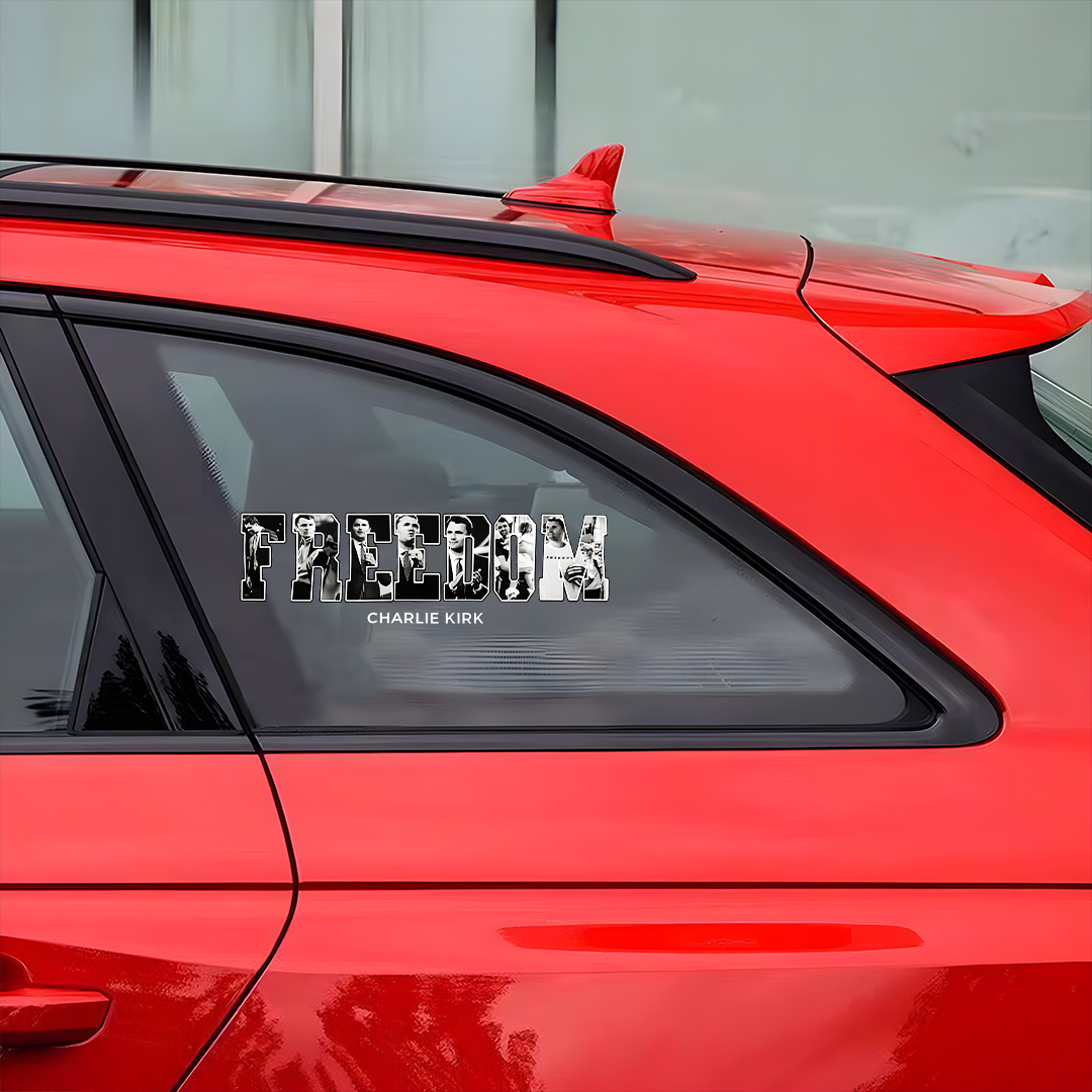 Freedom Charlie Kirk Sticker
