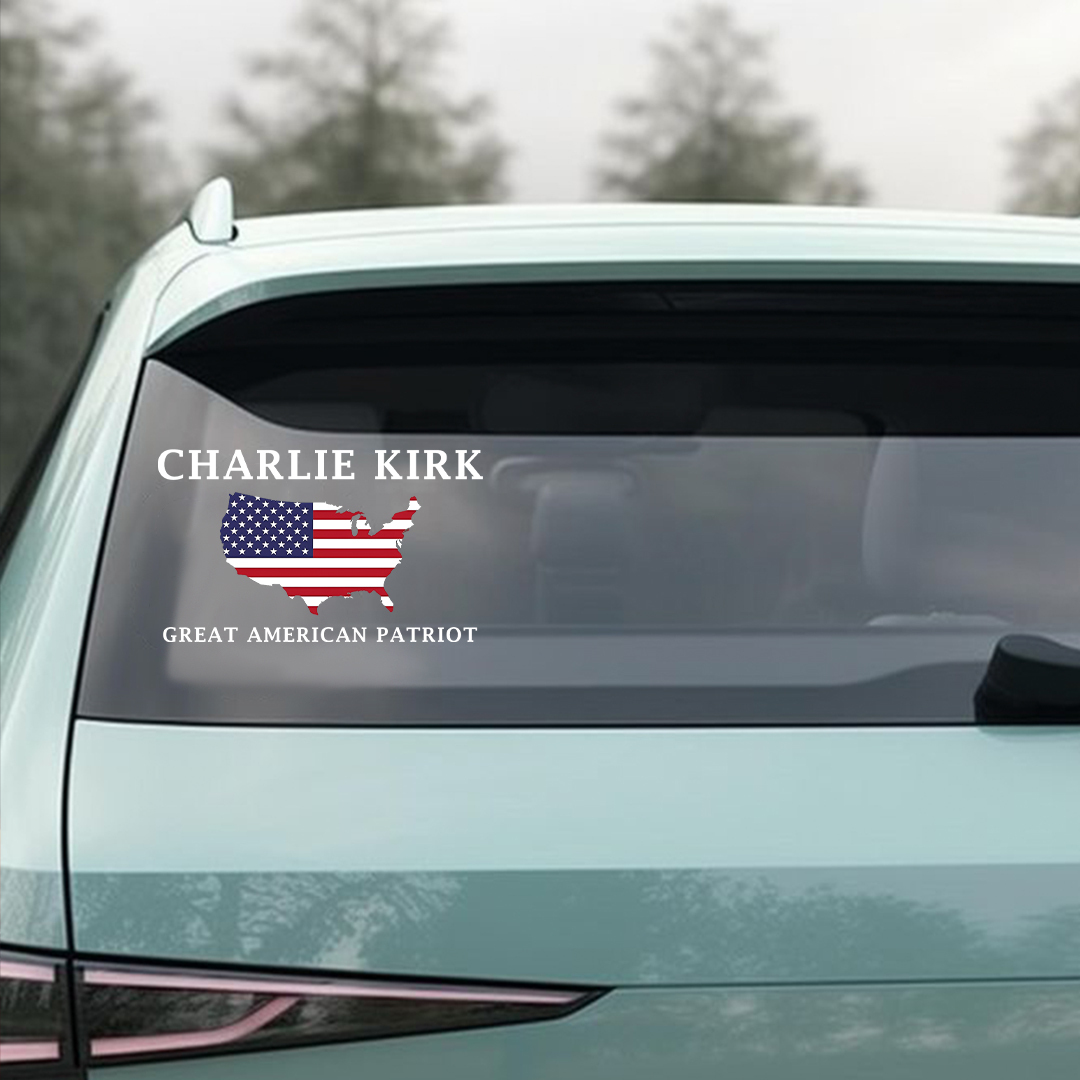 Charlie Kirk Great American Patriot Sticker
