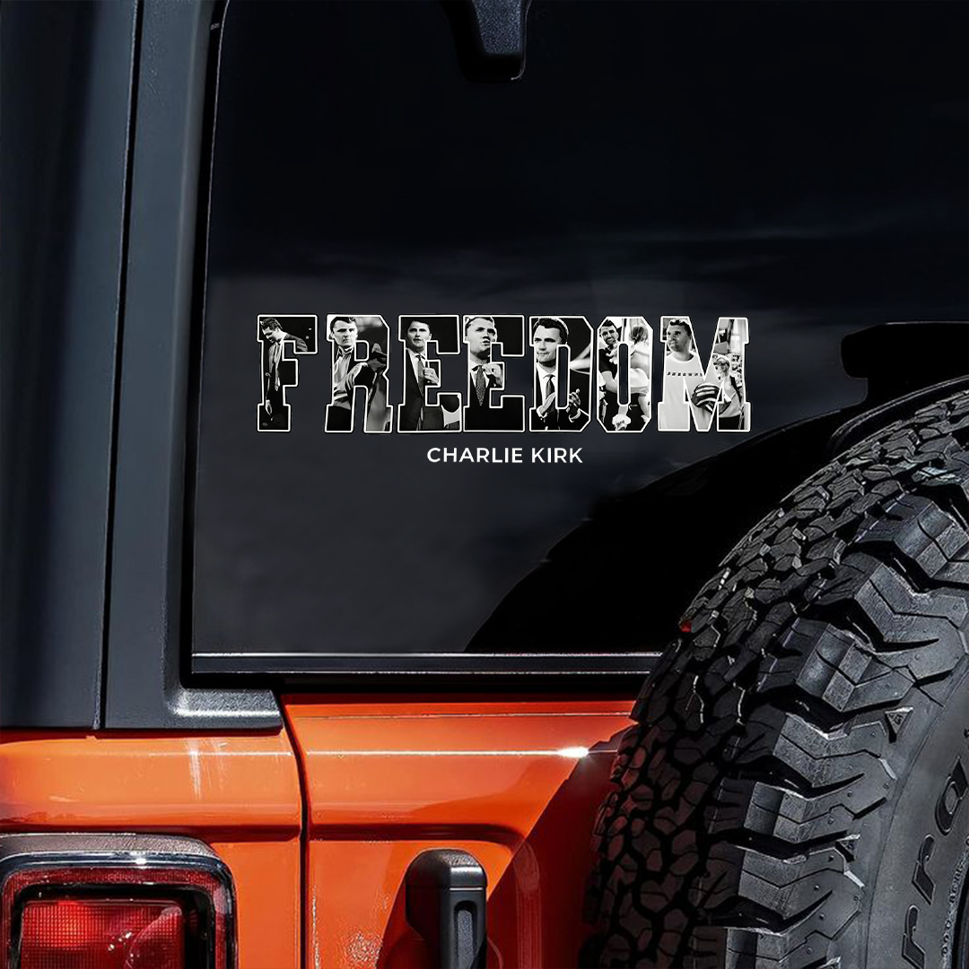 Freedom Charlie Kirk Sticker