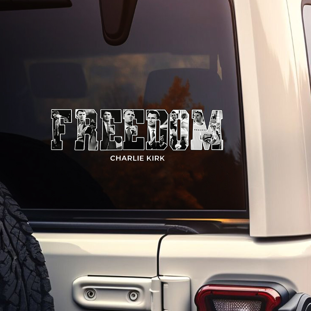 Freedom Charlie Kirk Sticker
