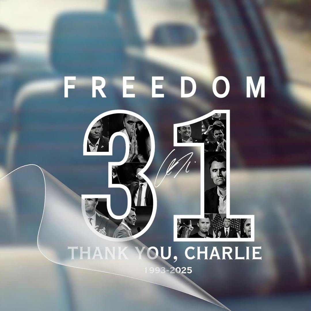 Freedom 31 Thank You Charlie 1993-2025 Sticker