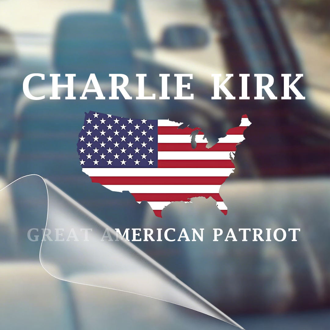 Charlie Kirk Great American Patriot Sticker