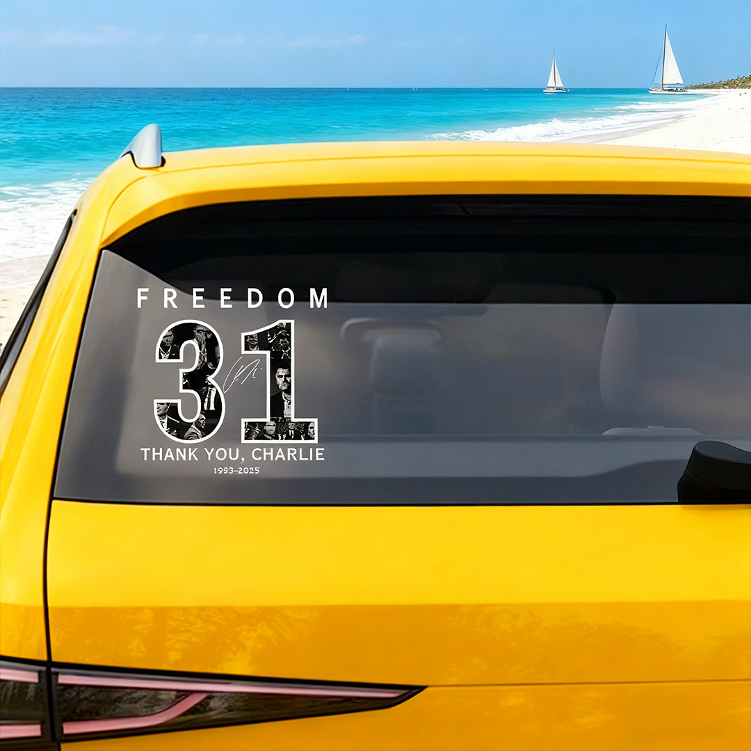 Freedom 31 Thank You Charlie 1993-2025 Sticker