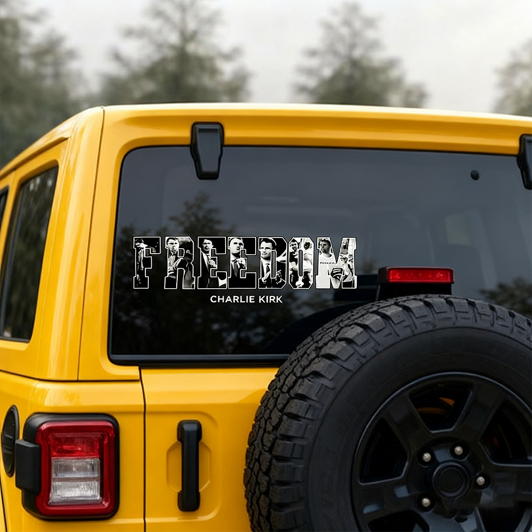 Freedom Charlie Kirk Sticker