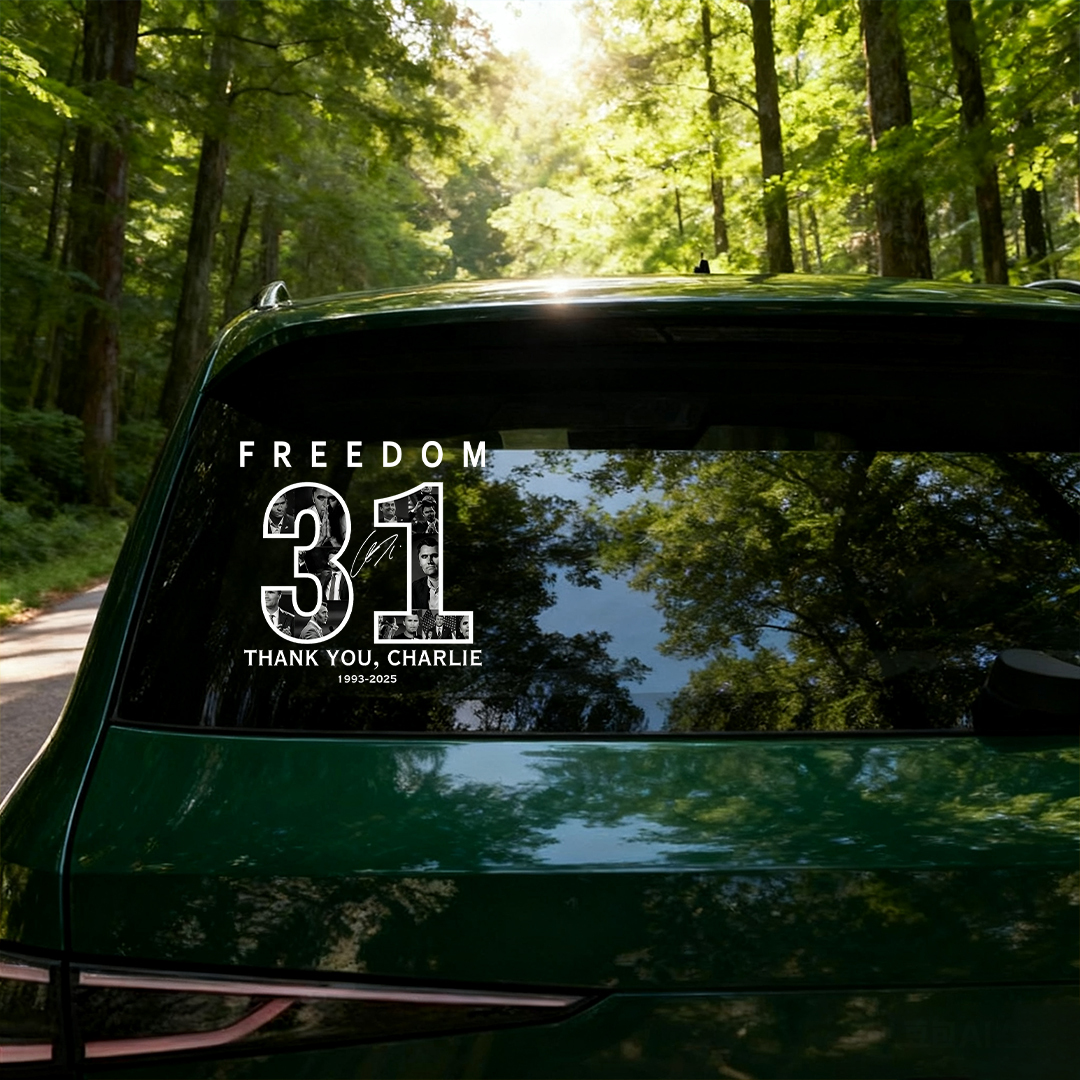 Freedom 31 Thank You Charlie 1993-2025 Sticker