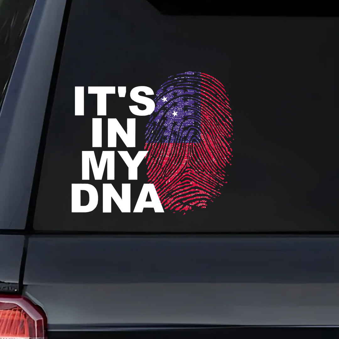 Not My DNA Veteran Sticker