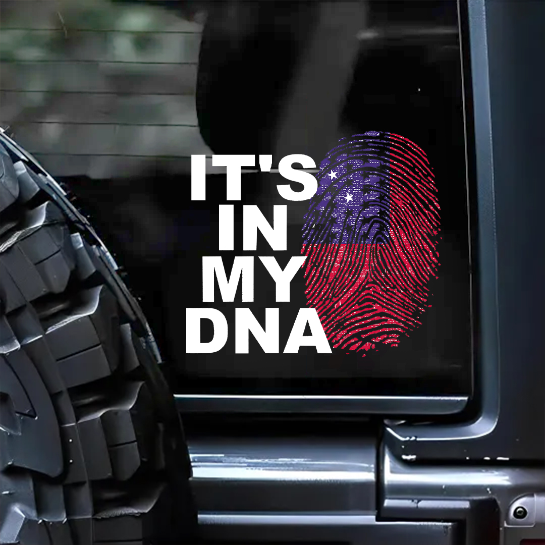 Not My DNA Veteran Sticker