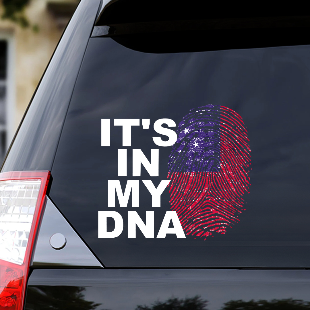 Not My DNA Veteran Sticker