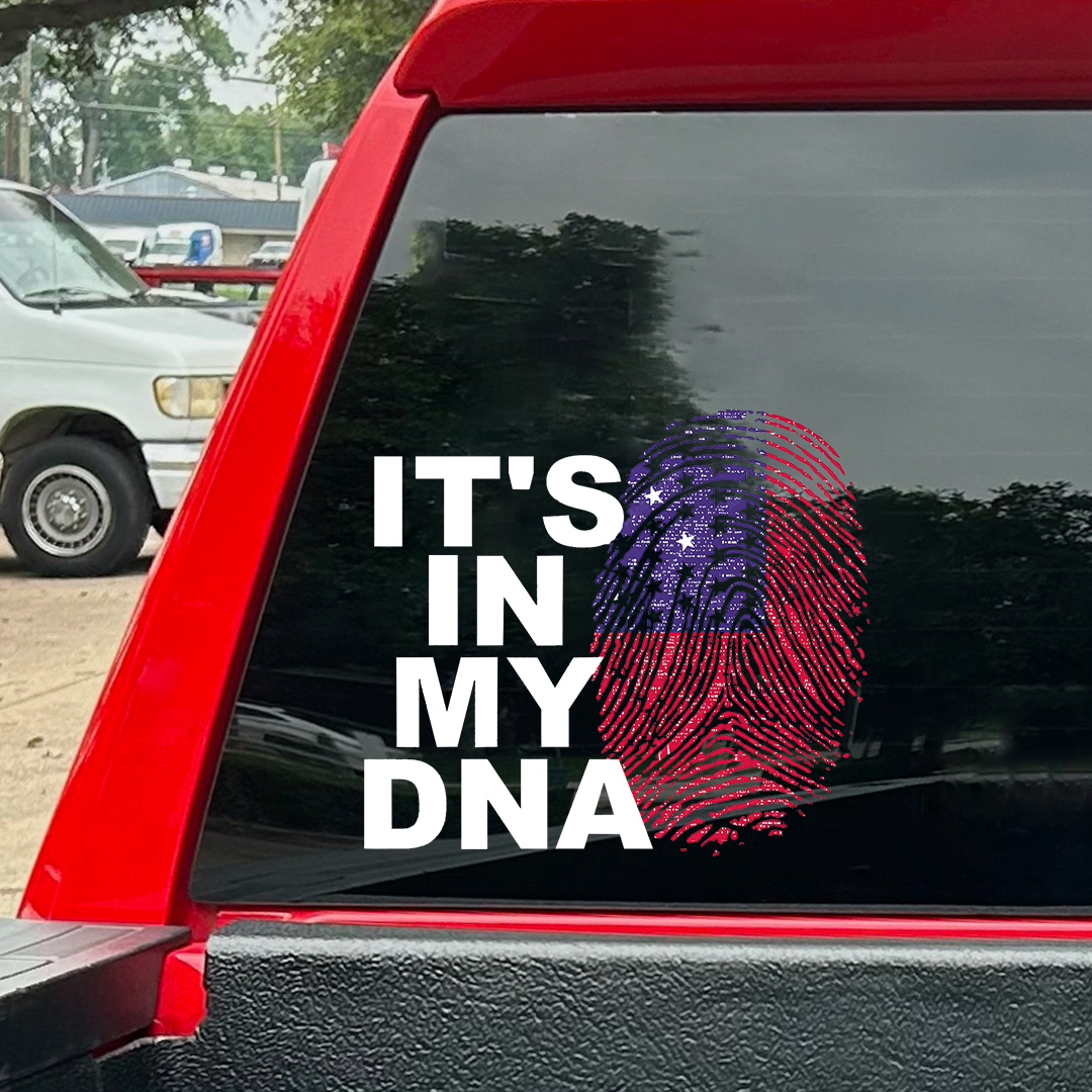 Not My DNA Veteran Sticker