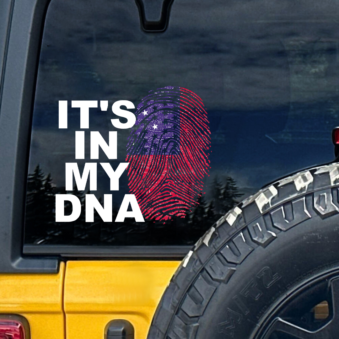 Not My DNA Veteran Sticker