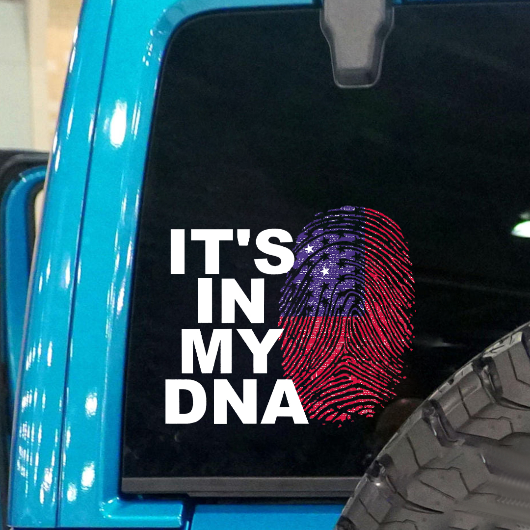 Not My DNA Veteran Sticker