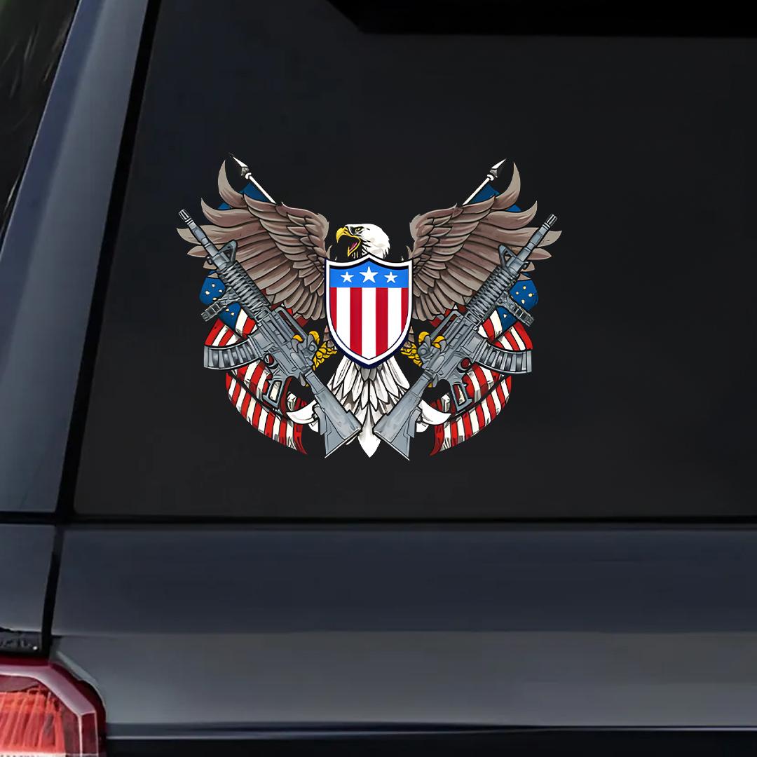 Eagle and Shield Veteran StickerS
