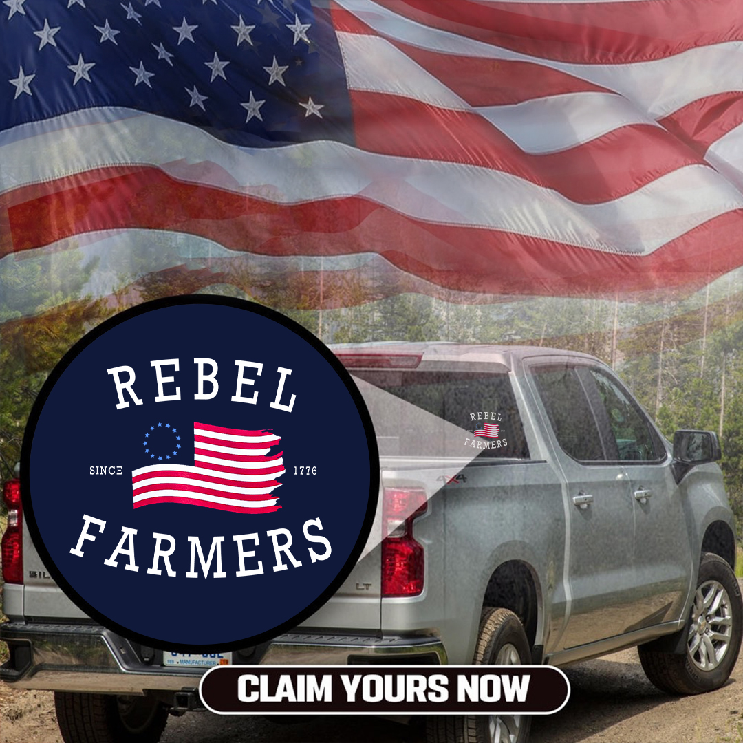 Rebel Farmers Veteran StickerS