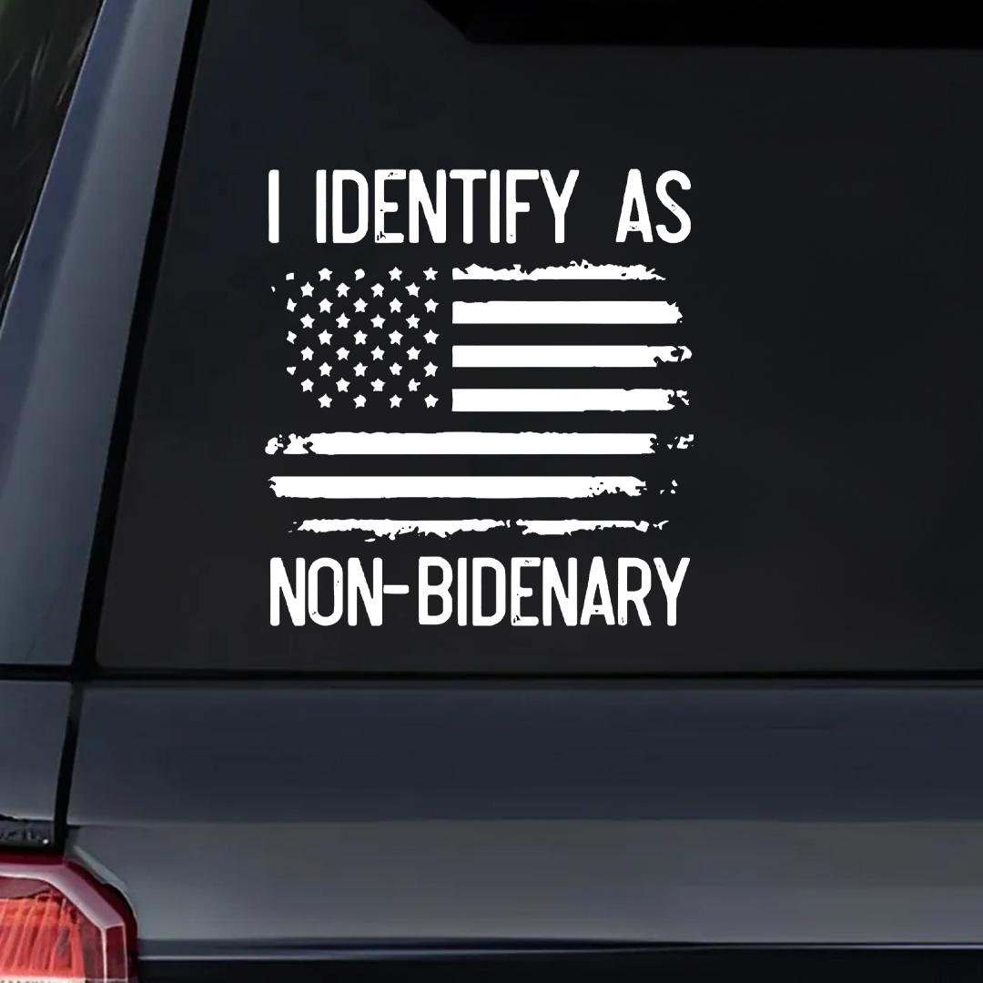 Non-B1denary Veteran Sticker
