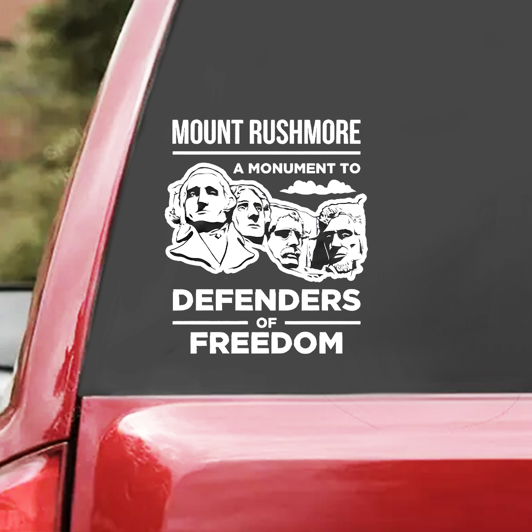 Mount Rushmore Veteran Sticker