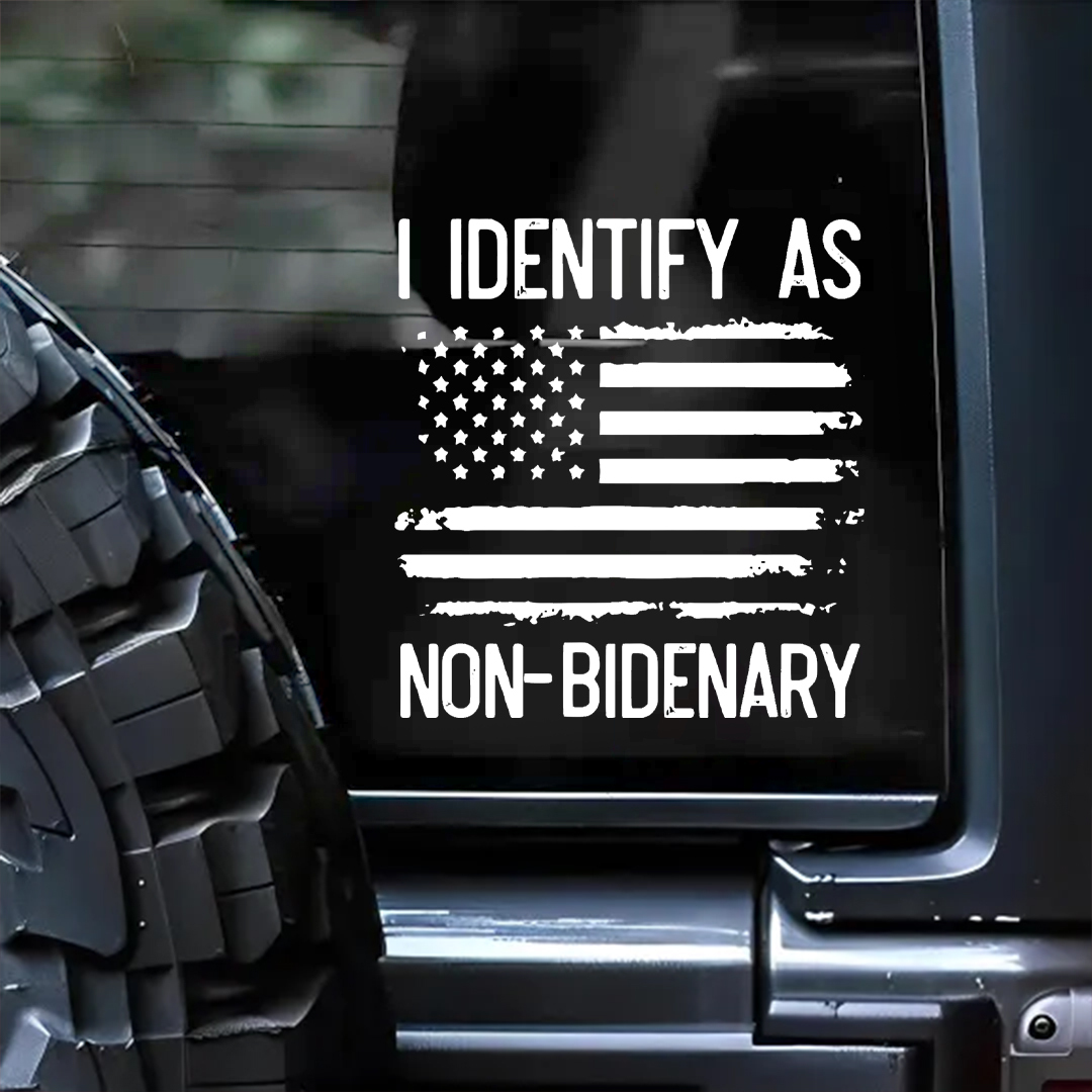 Non-B1denary Veteran Sticker