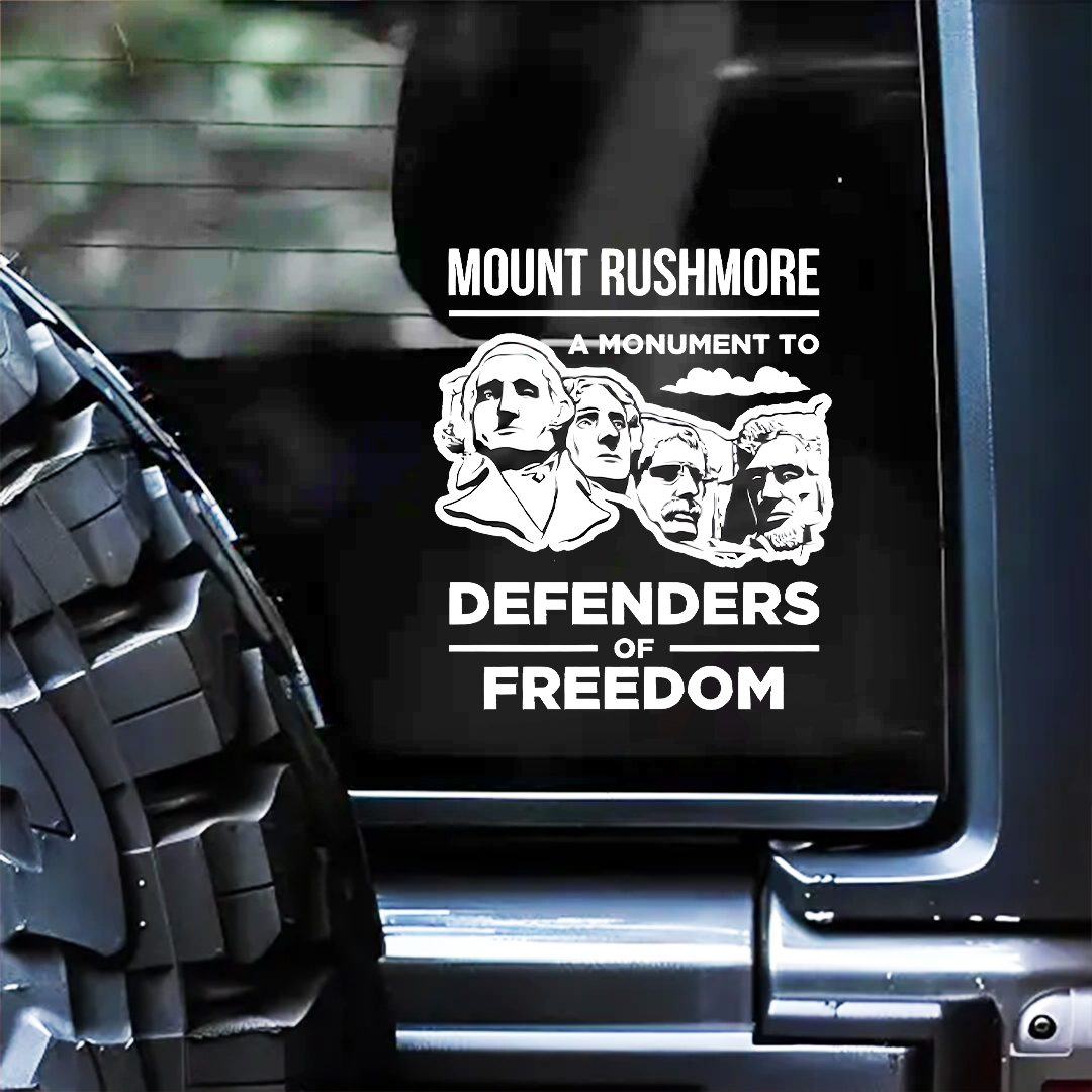 Mount Rushmore Veteran Sticker