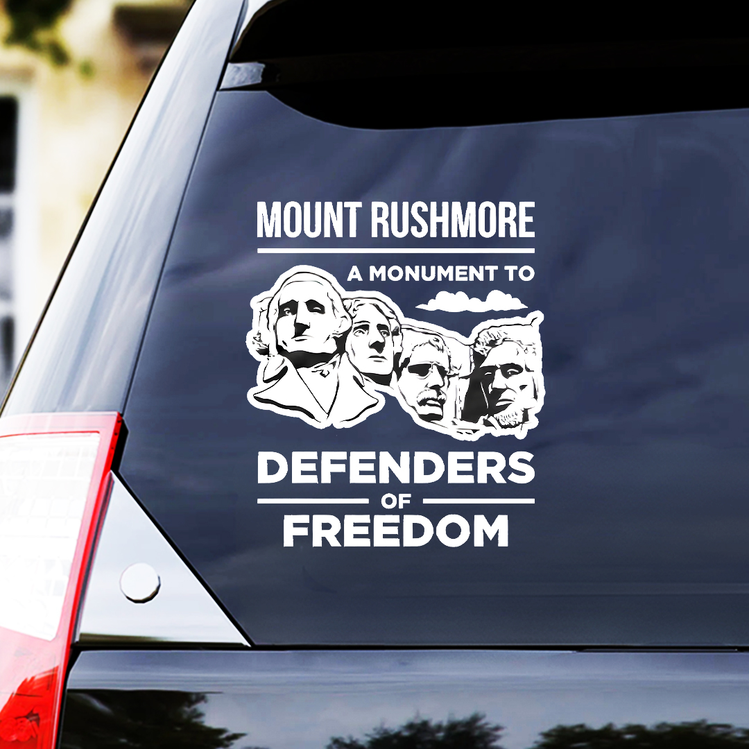 Mount Rushmore Veteran Sticker