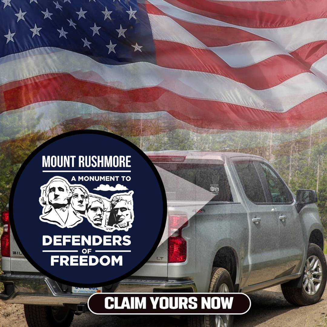 Mount Rushmore Veteran Sticker