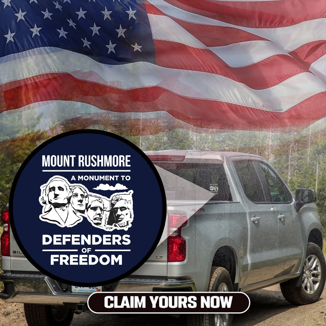 Mount Rushmore Veteran Sticker