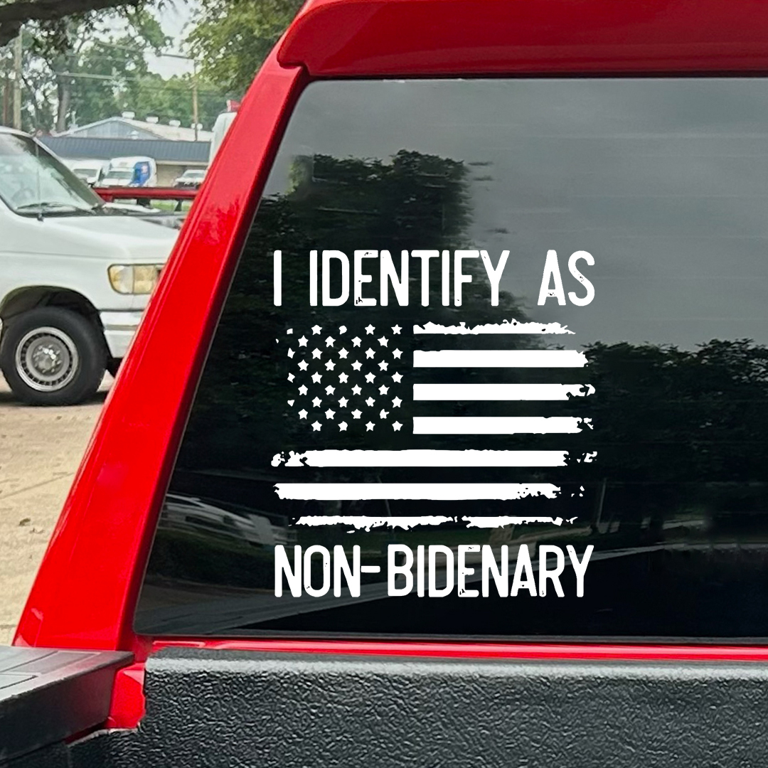 Non-B1denary Veteran Sticker