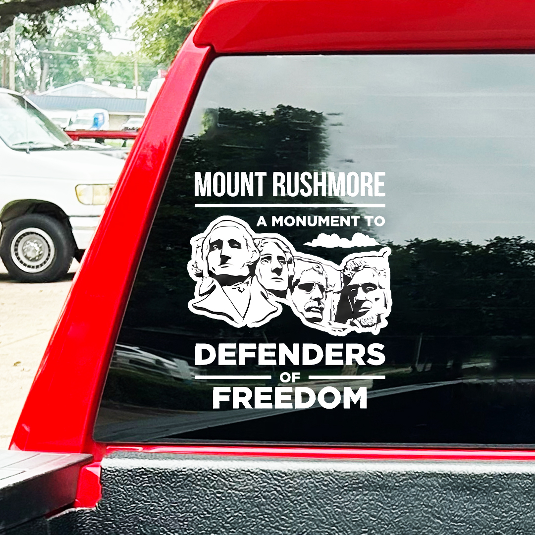 Mount Rushmore Veteran Sticker