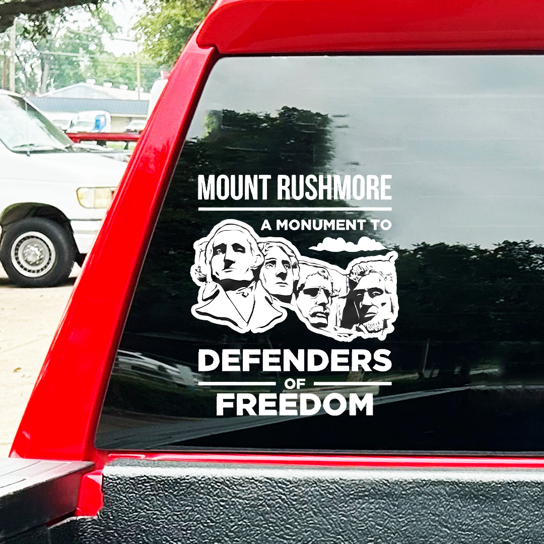 Mount Rushmore Veteran Sticker