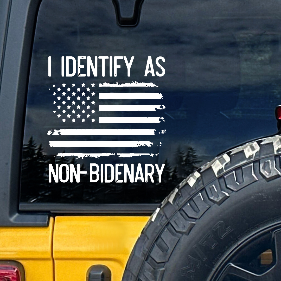 Non-B1denary Veteran Sticker