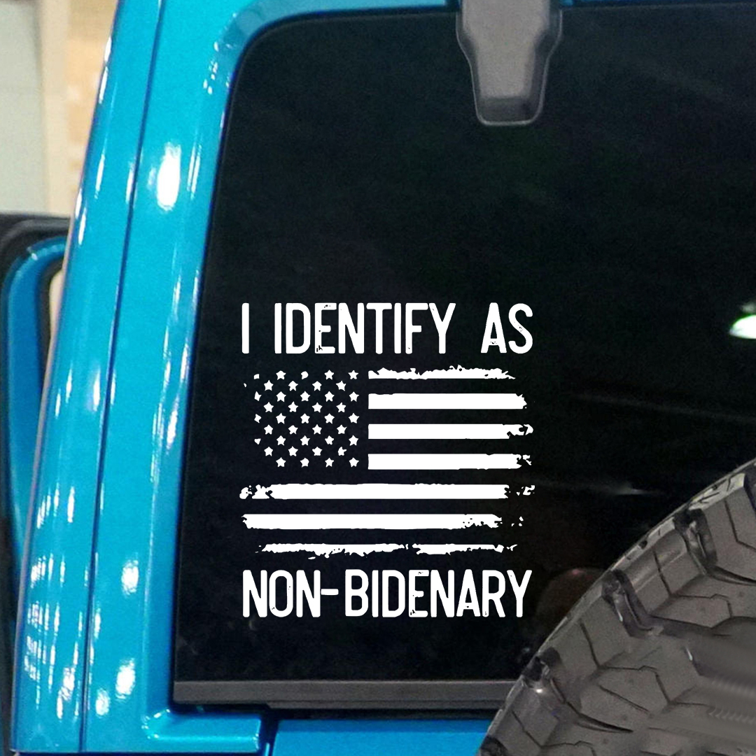 Non-B1denary Veteran Sticker