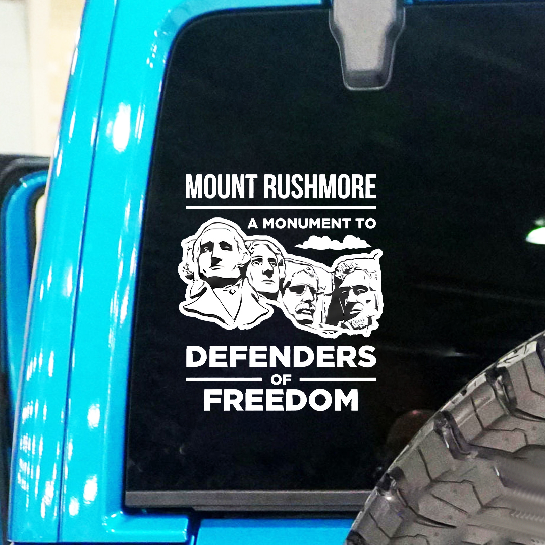 Mount Rushmore Veteran Sticker