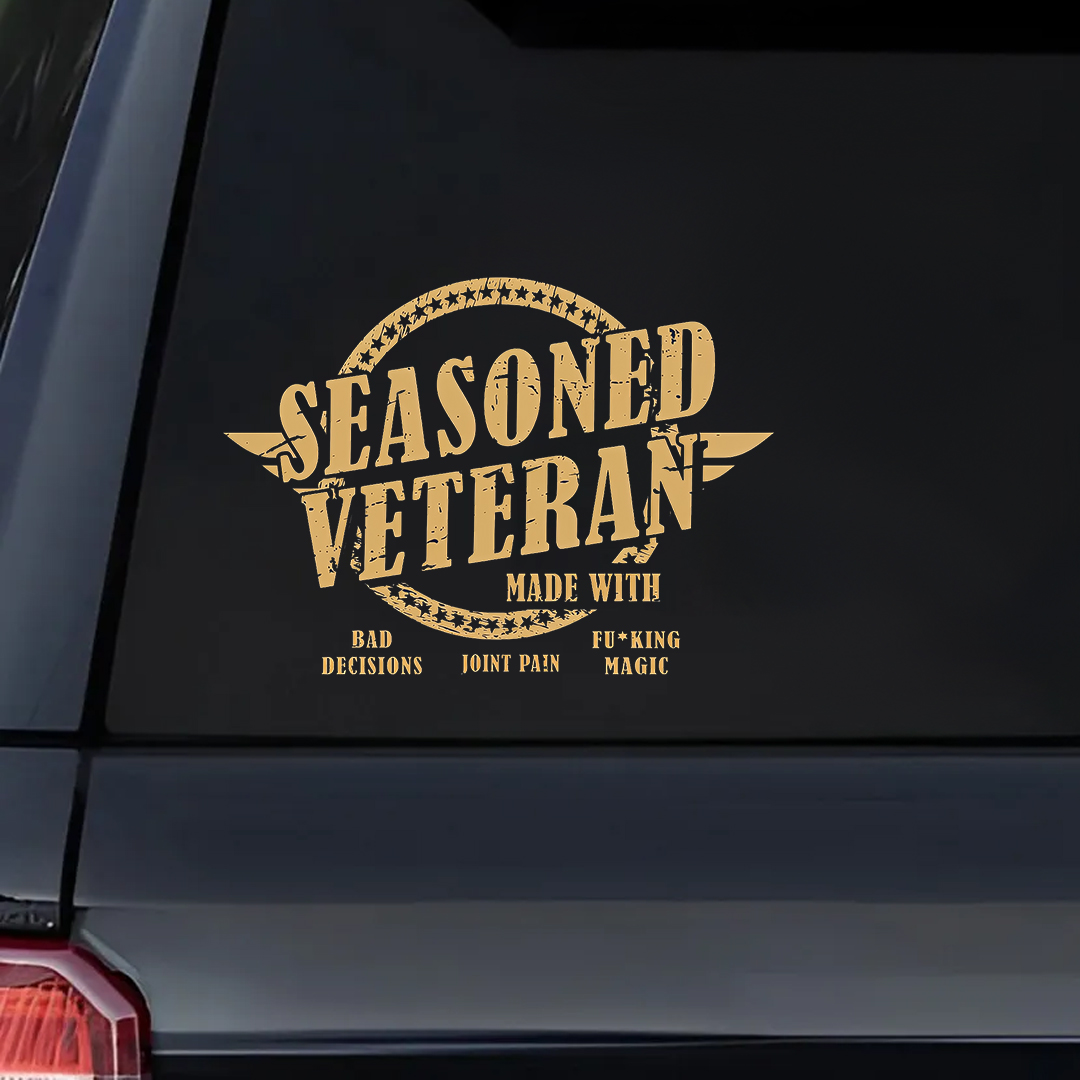 Seasoned Veteran Sticker