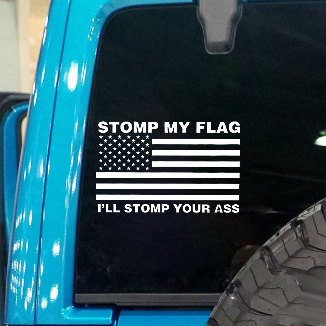 White Flag Veteran Sticker